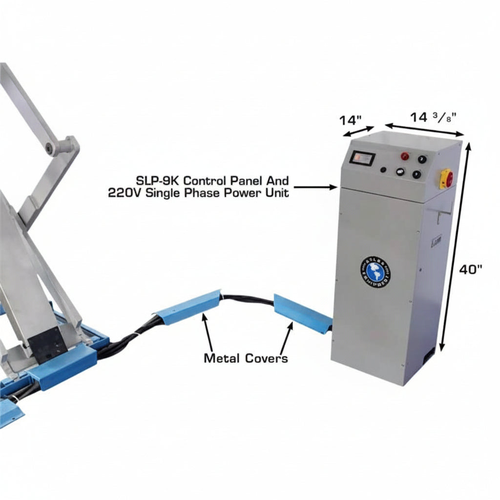 Atlas SLP9K Full-Rise Scissor Lift 9000 lb. Capacity