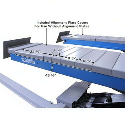 Atlas 12ASL Scissor Alignment Lift 12000 lb. Capacity