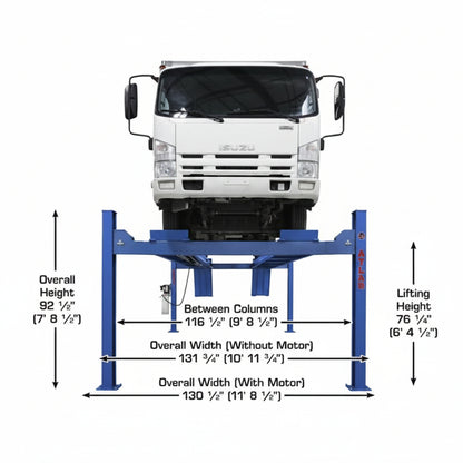 Atlas Platinum 14,000 lb Certified 4-Post Lift