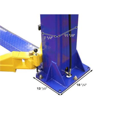 Atlas 9KBPX Baseplate 9,000 lb. Capacity 2-Post Lift