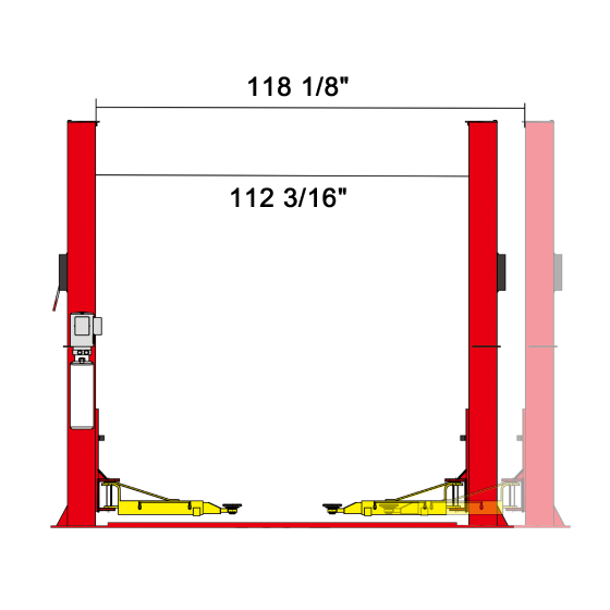 AMGO® Hydraulics BP-10 10,000 lb Base Plate 2 Post Lift