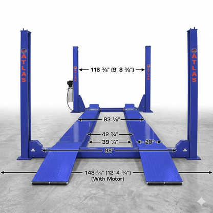Atlas Platinum 14,000 lb Certified Alignment Lift