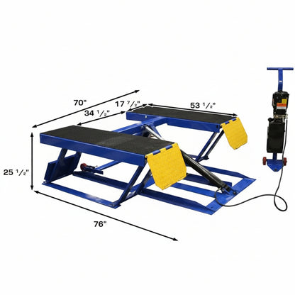 Atlas LR06 Portable Low Rise Scissor Lift 6000 lb. Capacity