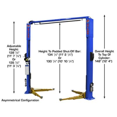 Atlas Platinum PVL10 ALI Certified 10,000 lb Overhead Lift