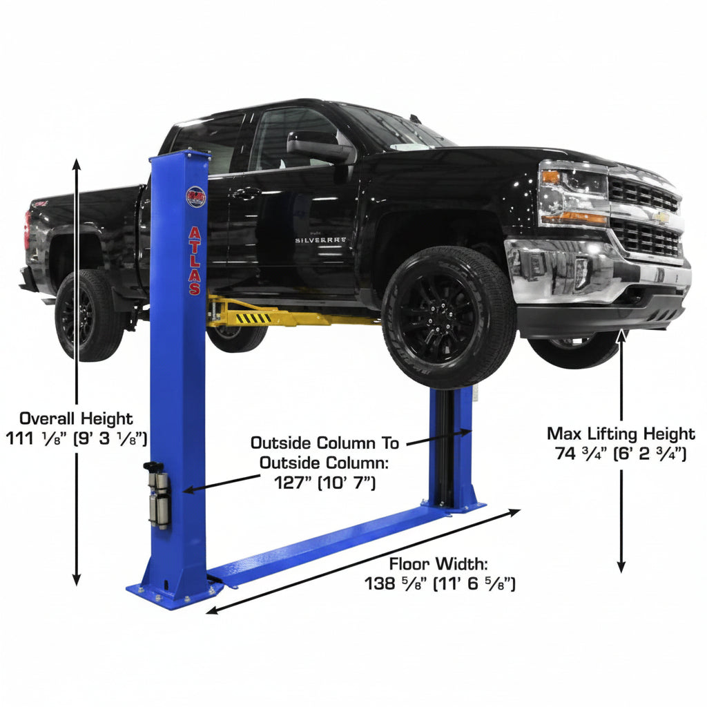 Atlas Platinum PVL9BP ALI Certified 9,000 lb Baseplate Lift