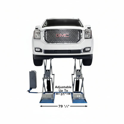 Atlas SLP9K Full-Rise Scissor Lift 9000 lb. Capacity